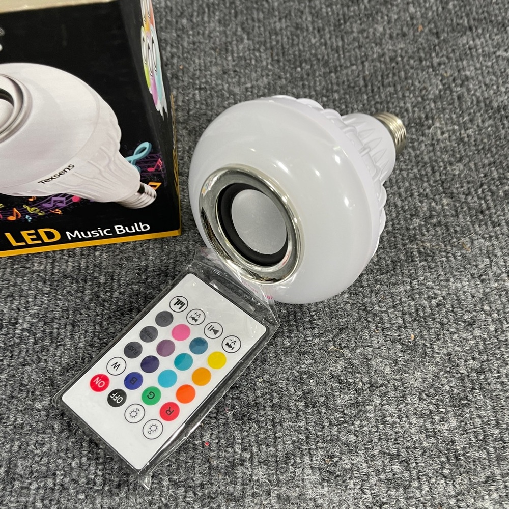 LED Color Changing Light Bulb w Bluetooth - Picture 2 of 6